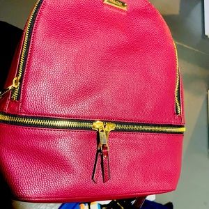 Burgundy Aldo backpack